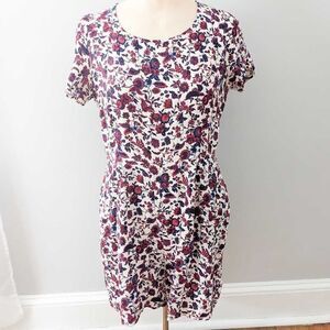 Jack Wills Floral Short Sleeve Romper with Pockets